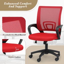 RED ATHENA COLLECTION OFFICE CHAIR ❗️🏁