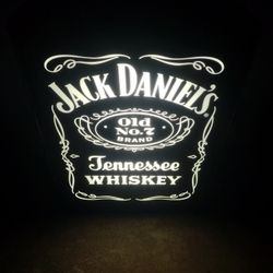 Jack Daniel's lighted bar sign good shape Works no offers no trades 75th Ave Indian School serious buyers only please