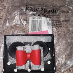 Kate Spade Minnie Mouse Card ID Wallet Brand New