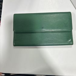 Lv Epi Wallet (green ) Womens 