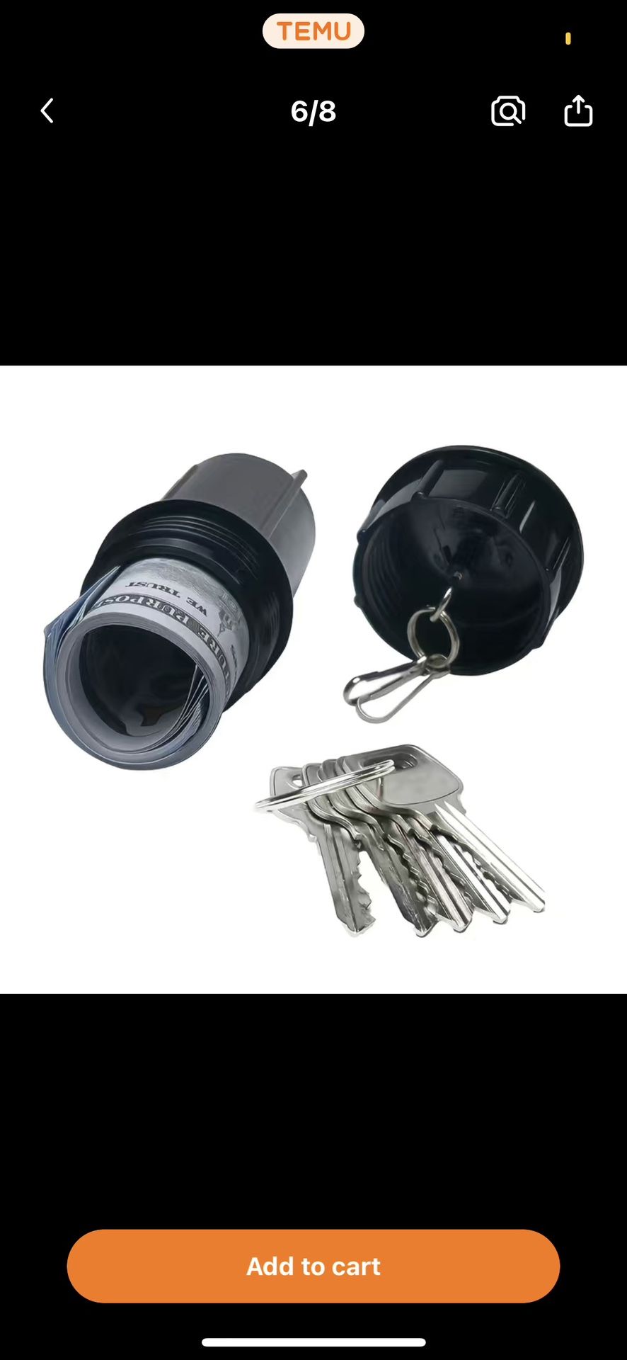 1pc Hide A Key Cash Hider Sprinkler Head Key Holder Outdoor/Garden/Yard Hiding Vault Case Waterproof Corrosion And Impact Resistant