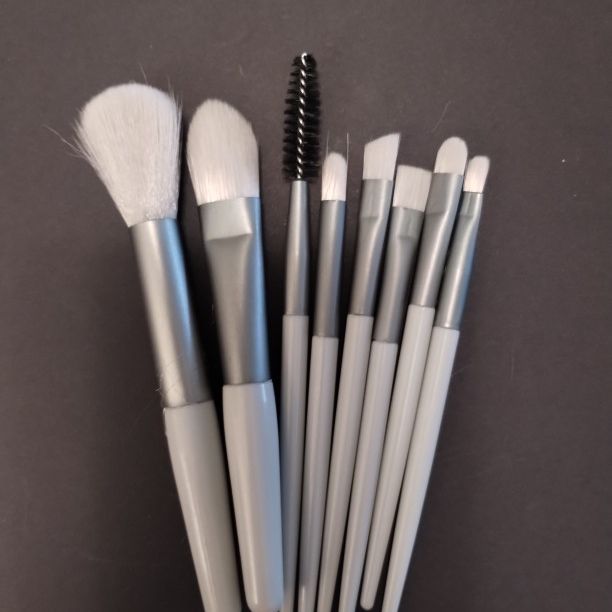 8-pc Mini Brush Set (Gray)