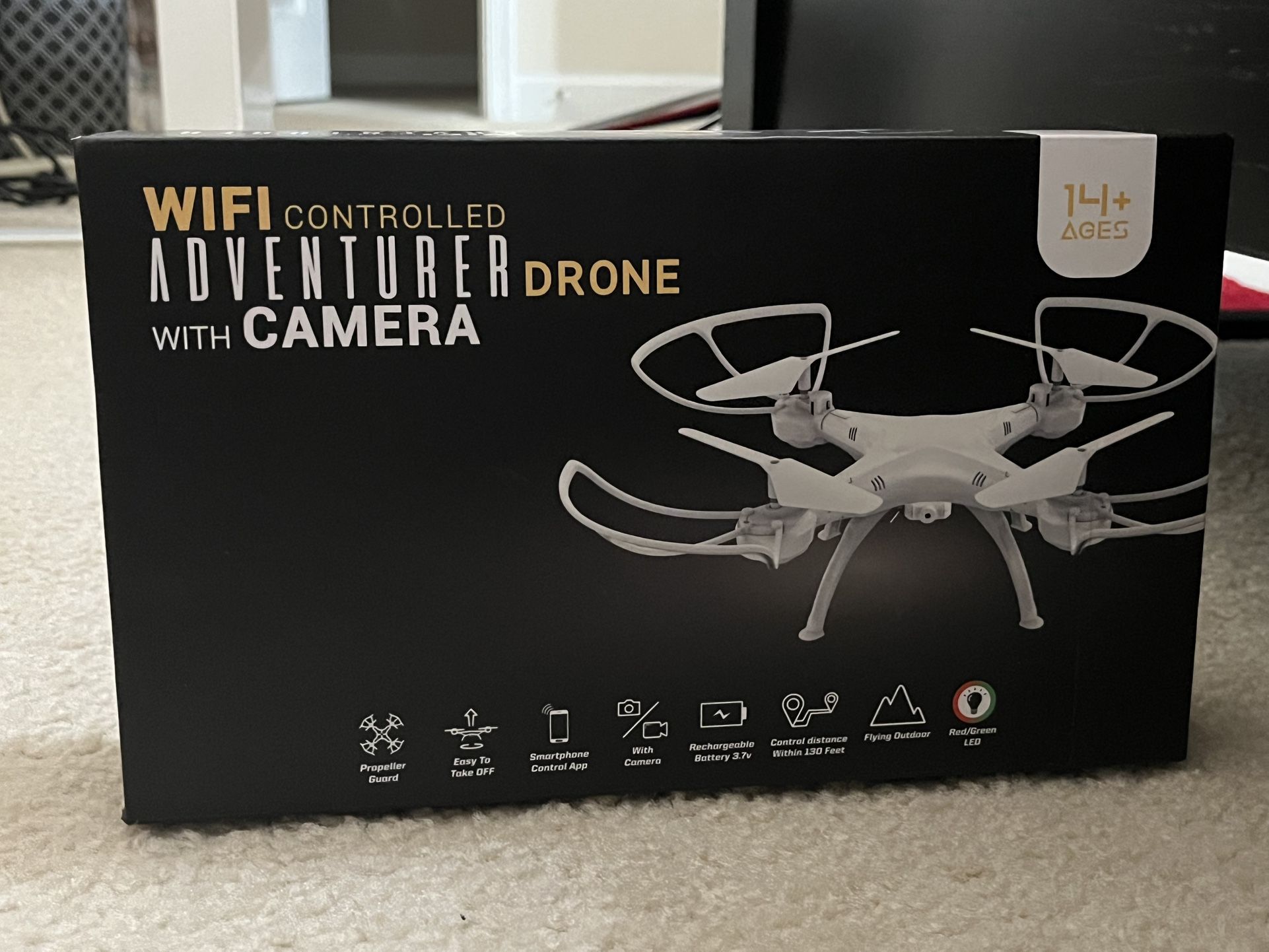 Wifi Controlled Adventurer Drone With Camera Wireless Control App.