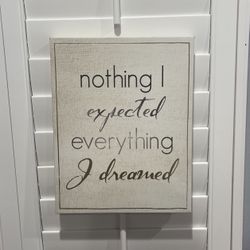 Quote On Canvas