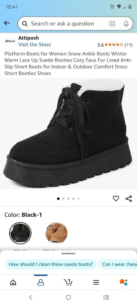 Black Platform Boots