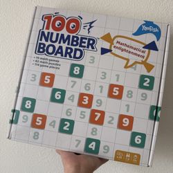 Kids 100 Number Board, Magnetic Hundred Number Board, Early Learning Enlightenment.