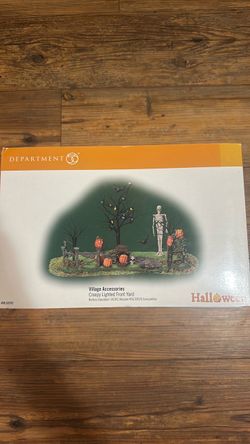 Department 56 Halloween Creepy Lighted Front Yard