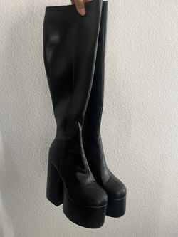 Platform Knee High Boots