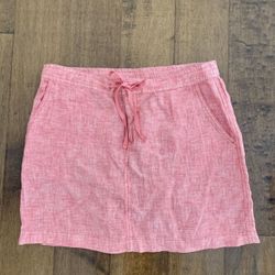 NWT Max Studio linen skirt size Medium   New with tags   100% linen  Waist laid out flat and across is 16 inches and back of skirt is stretchy elastic