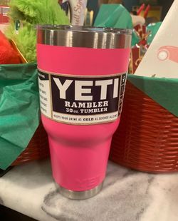 Pink yeti rambler 30 oz sales