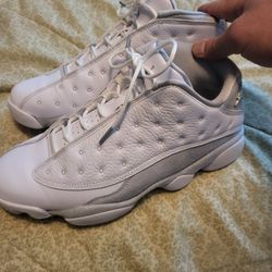 Jordan Retro 13 Low Pure Platinum 