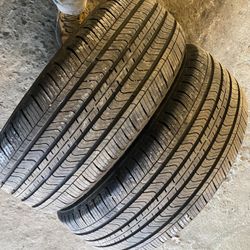 Pair Tires 215 55 17