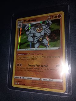 Pokemon card Machamp holographic