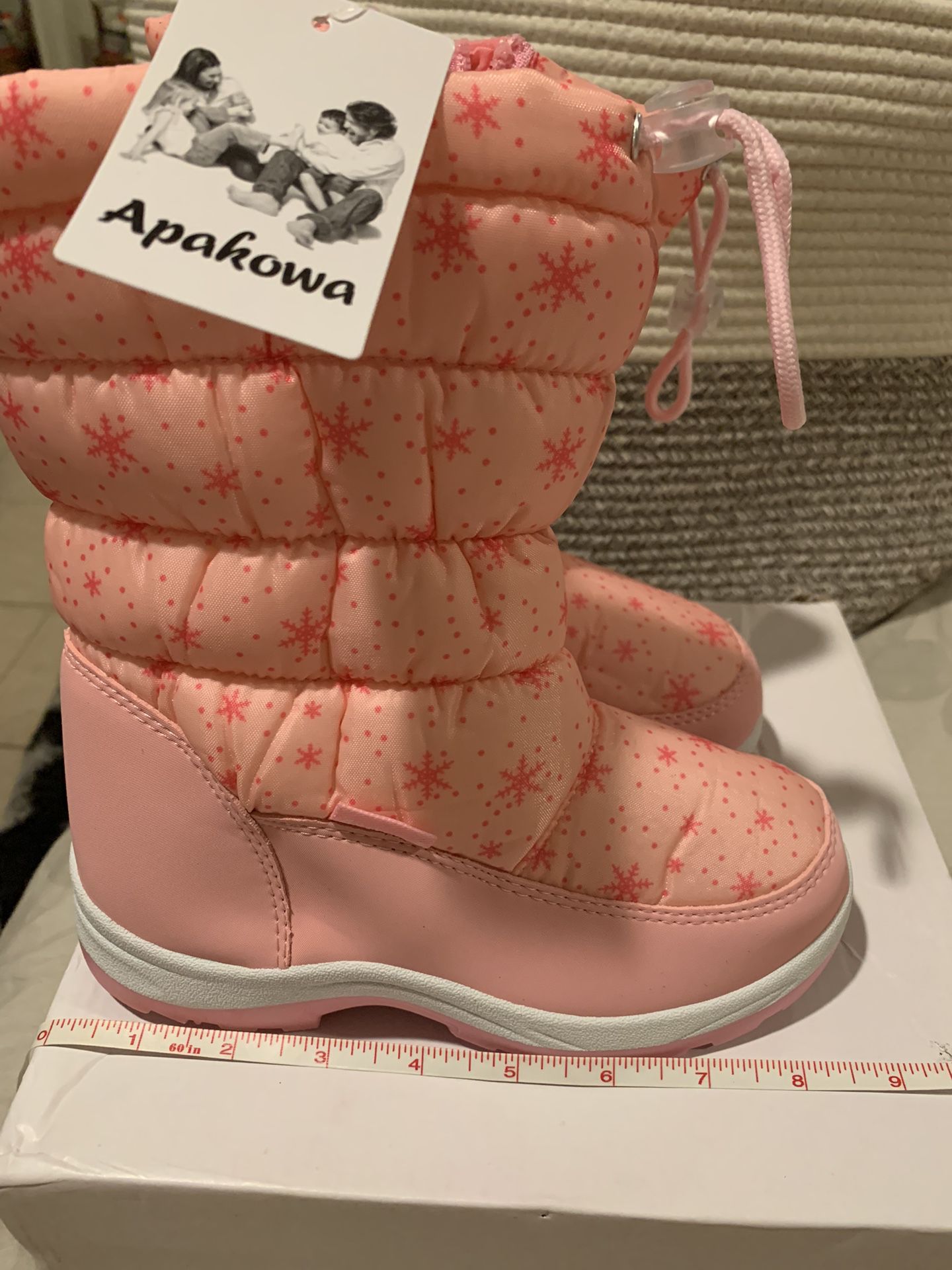 Apakowa Girls Weather Boots Size 32 