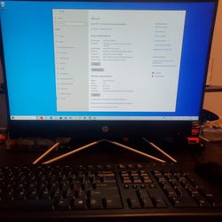 Hp 22” All In One Computer/Monitor For Office Work