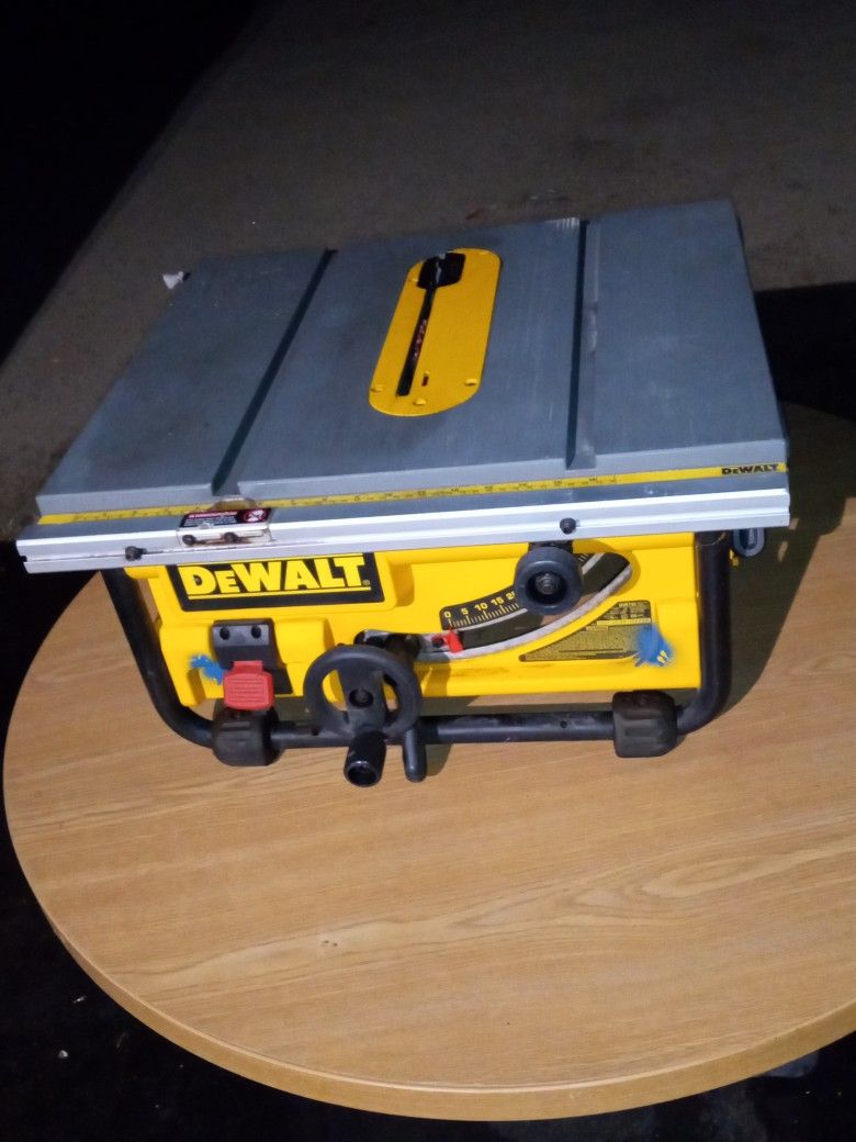 DEWALT TABLE SAW for Sale in Fresno, CA OfferUp