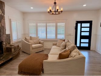 Beige living room set