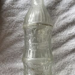 Antique Try-Me Glass Soda Bottle Beverage Co. 1924 SAVANNAH GA. 