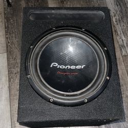 12”pioneer Sub With Box Brand New
