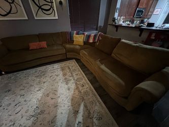 Sectional couch + Bed