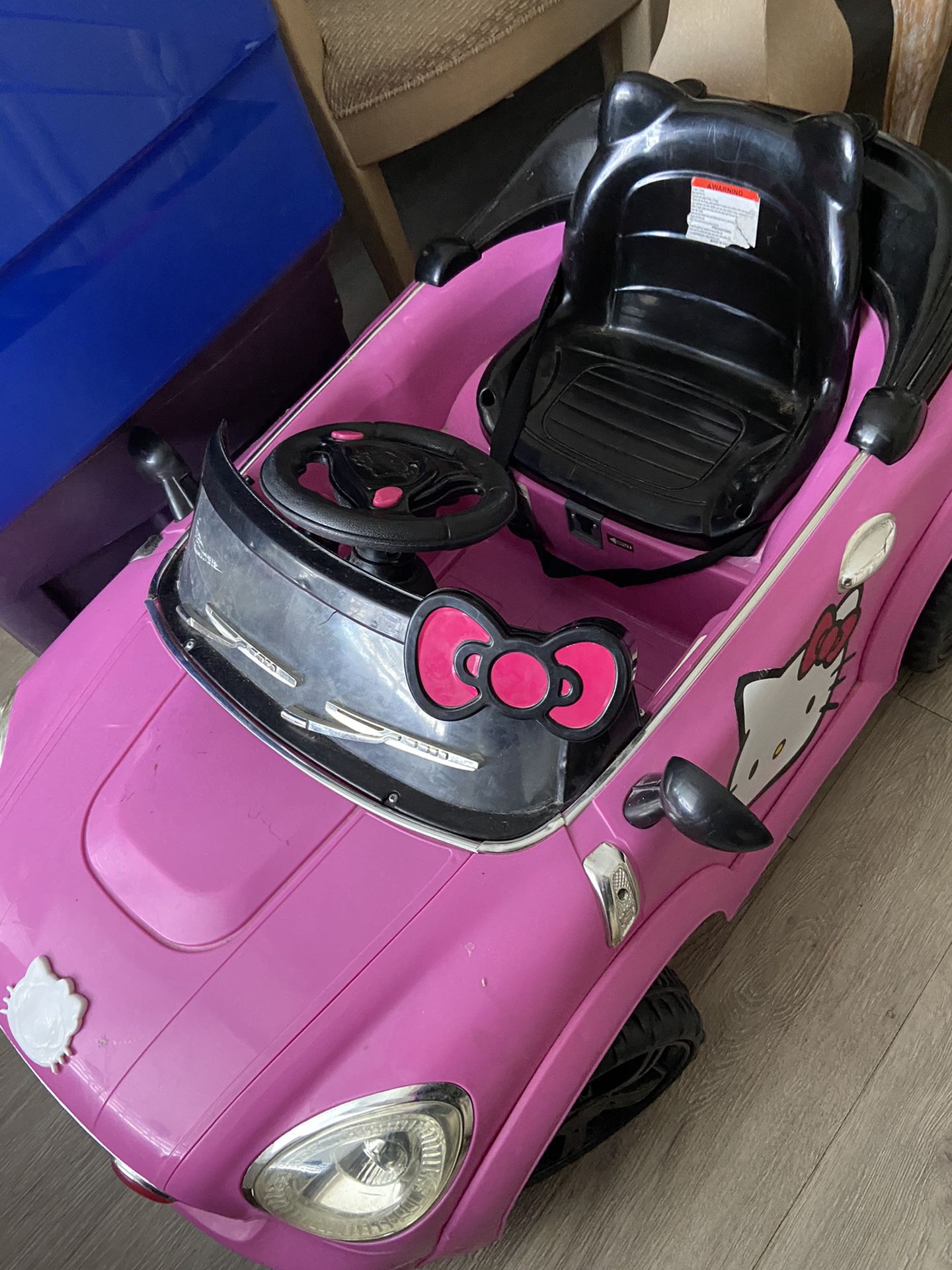 Hello Kitty Electric Car Missing Charger $30
