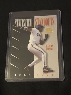 Barry Bonds 1994 Leaf Statistical Standouts