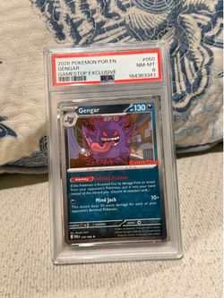 Pokemon Gengar (Cosmos Holo) (Gamestop Exclusive) PSA 8