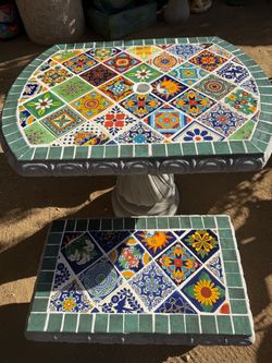 Concrete Talavera Patio Set