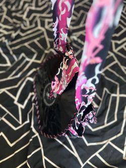 Handmade vinyl Pink Panther bag