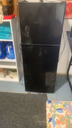 Black Top-Freezer Refrigerator