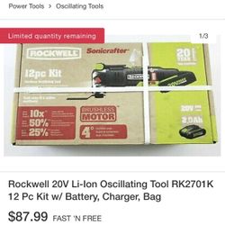 Rockwell 20V Oscillating tool