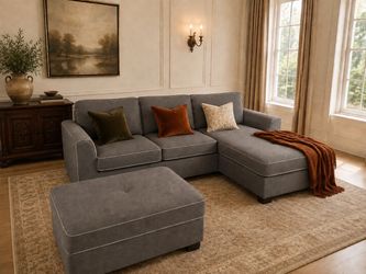 Like NEW WayFair SECTIONAL Couch SOFA w CHAISE + Lounge