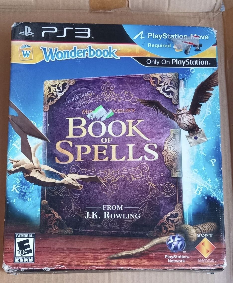 ps3 harry potter wonderbook book spells playstation 3 brand new 