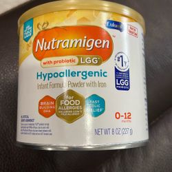 Nutramigen Powdered Formula.     8oz  Cans
