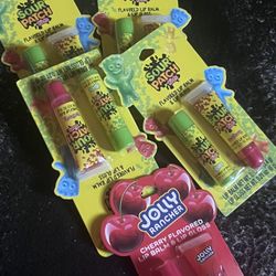 Sour Patch Kids Lip Balm & Lip Gloss & Jolly rancher