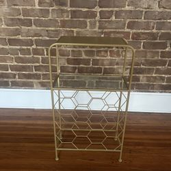 Gold Wine Rack