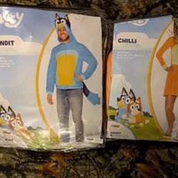 Bluey Mum & Dad Costumes