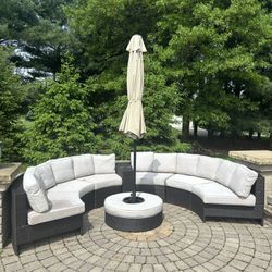 Outdoor Couch W/ Cushions 