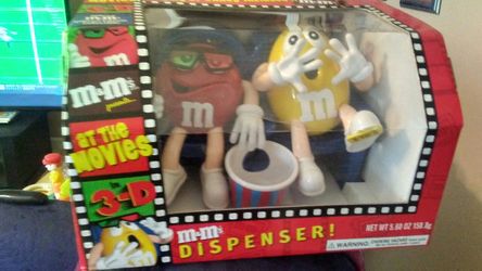 Red and Yellow M&M at the Movies