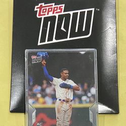 2022 Topps Now Julio Rodriguez Rookie Card