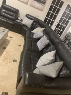 Leather Sectional