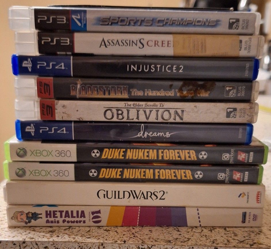 XBOX 360/PS3 & PS4/ Music & Games