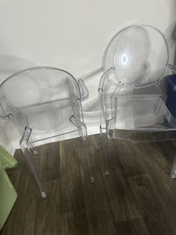 2 Clear Chairs