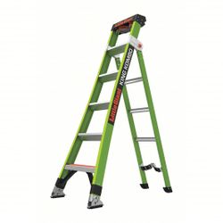 Little Giant 13610-074 KING KOMBO 6ft Fiberglass 3-in-1 Combination Ladder 