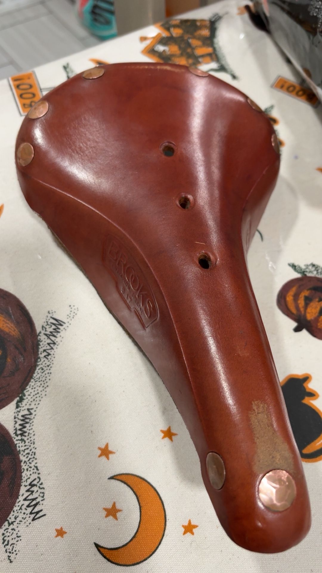 Brooks leather saddle 