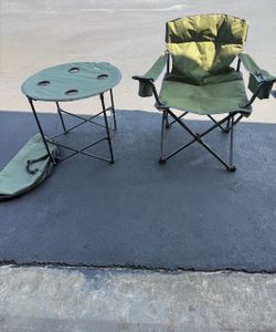 Folding Chair and Table
