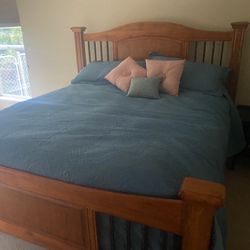 King Size Mattress And Box spring (headboard Not Included)