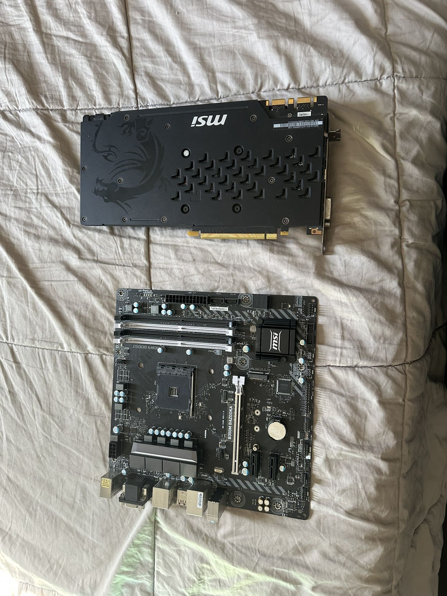 MSI gpu & motherboard 