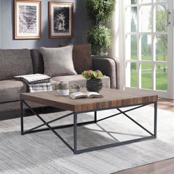 Homy Casa CELSO 39.4" Coffee Table for Living Room, Bedroom, or Office Open Box