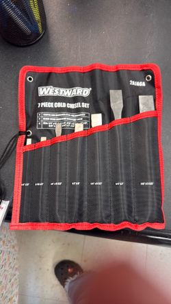Westward 7 piece cold chisel set